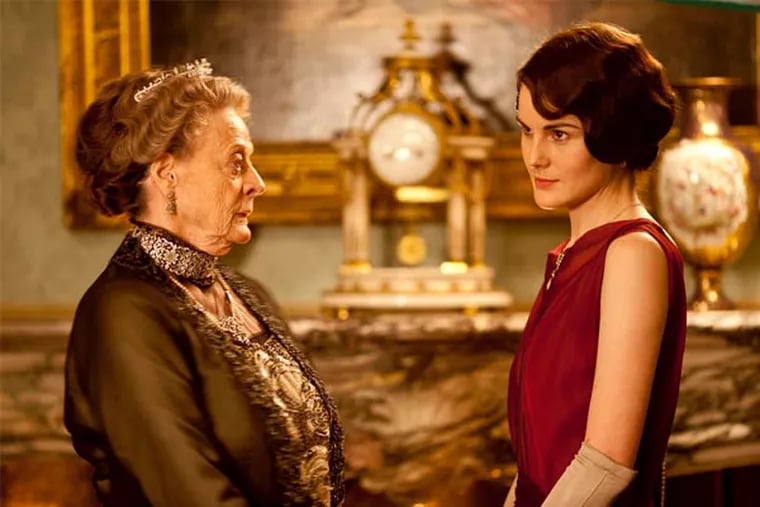 As Lady Mary (Michelle Dockery) prepares to marry, the Dowager Countess (Maggie Smith) prepares to take on Shirley MacLaine. NICK BRIGGS