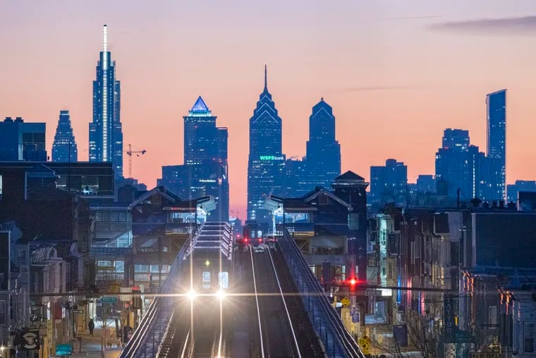 Has the sun set or will it rise again on these places and features in Philadelphia?