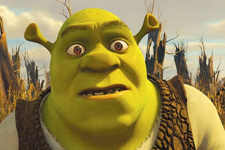 Shrek, from Dreamworks Animation.