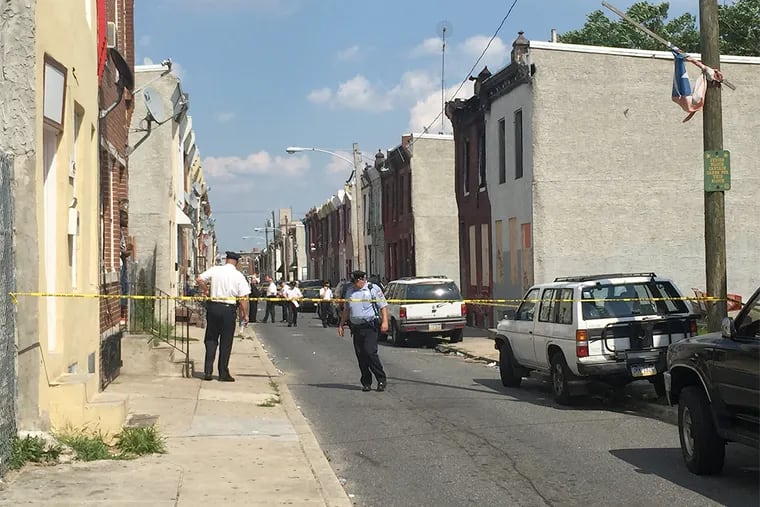 Seven people were wounded, including an 11-year-old girl, in a shooting this afternoon in the city's Kensington section.