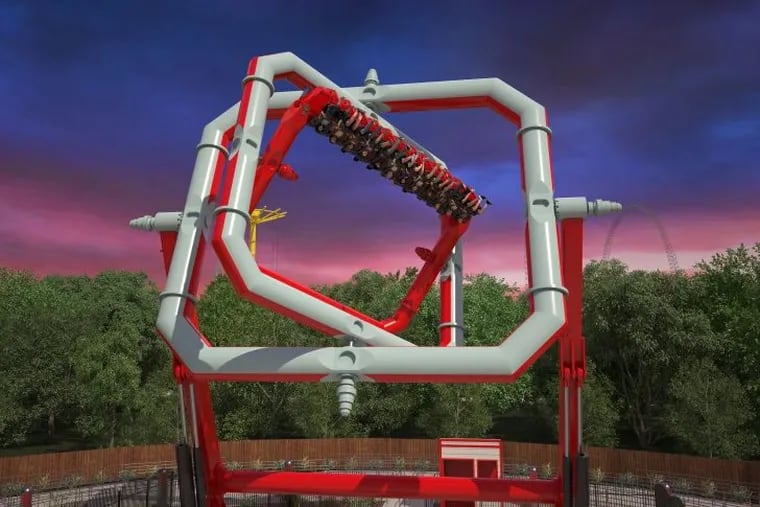 CYBORG Cyber Spin, new at Six Flags Great Adventure in 2018.