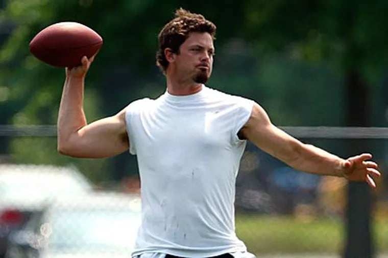 "It's pretty tough," Kevin Kolb said of the uncertainty of the NFL lockout. (David Maialetti/Staff Photographer)