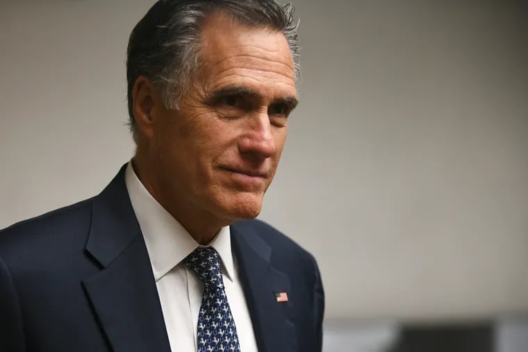 Sen. Mitt Romney, R-Utah,  voted to convict President Donald Trump Wednesday.