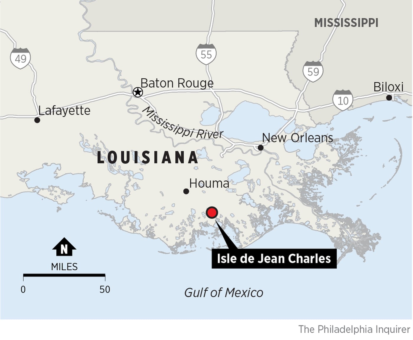 Isle De Jean Charles Louisiana Map Why the fate of this tiny Louisiana island is the world's most 