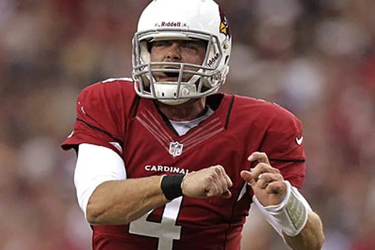 Kevin Kolb, at age 28, has started just 17 NFL games, winning seven of them. (Paul Connors/AP)