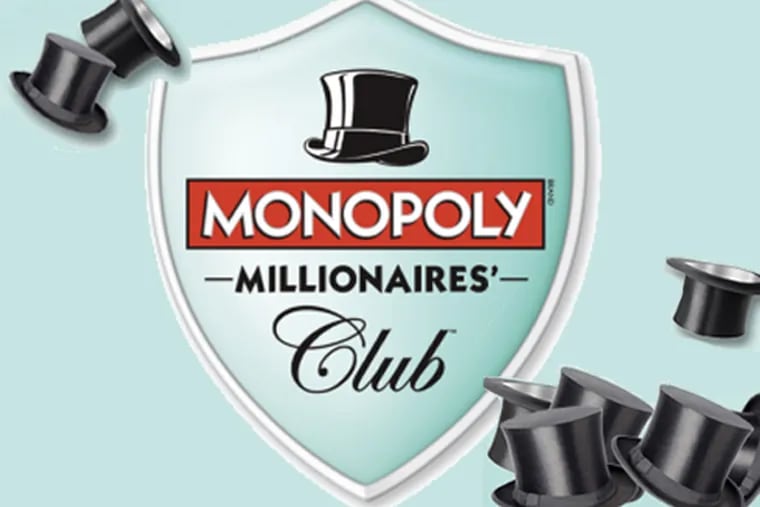 Monopoly Millionaires' Club, a $5 lottery drawing with a future TV show tie-in, is set to debut in about 20 states on Oct. 19, 2014.