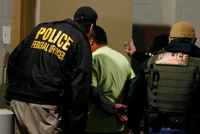 Last year, U.S. Immigration and Customs Enforcement agents detained and escorted a man to a lockup during a raid in Richmond, Va., helping to carry out President Donald Trump's hard-line immigration policies.