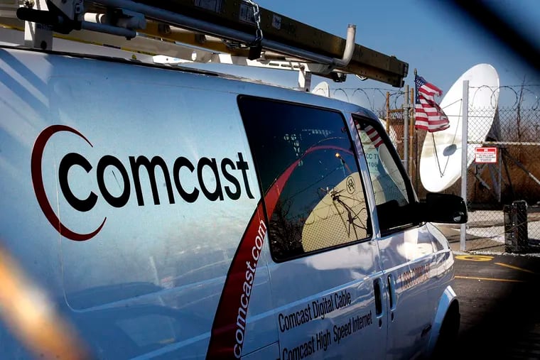 Comcast is accused of illegally accessing a King of Prussia man's credit report without permission.
