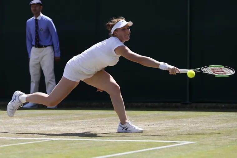 Delaware native Madison Brengle lost in the third round of Wimbledon to Caroline Garcia, the tournament’s No. 21 seed.