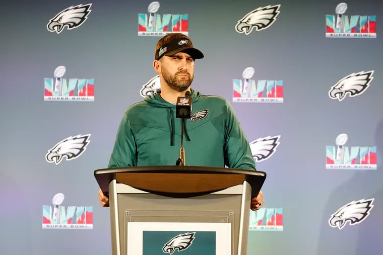 The son of a longtime high school coach, Eagles coach Nick Sirianni has reached the pinnacle of his profession at the Super Bowl. His two brothers are coaches as well.
