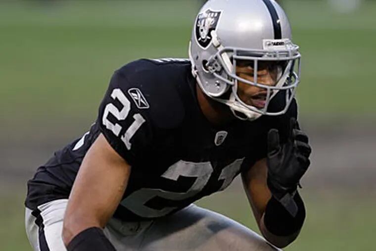 Four-time Pro Bowler Nnamdi Asomugha is considered one of the NFL's top two or three corners. (AP File photo)