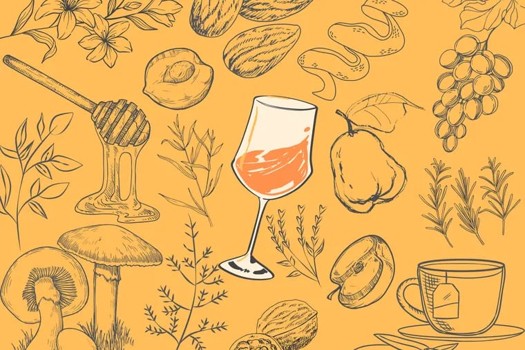 From tea and quince to honey and savory mushroom, orange wines intrigue wine-lovers with an alluring range of flavors.