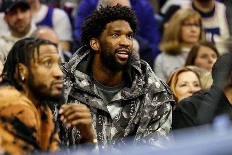 Joel Embiid hasn't played since the Sixers' Jan. 30 game against the Golden State Warriors.