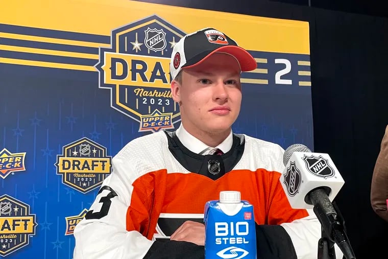 The Flyers took a big swing at No. 7 in taking Russia winger Matvei Michkov.