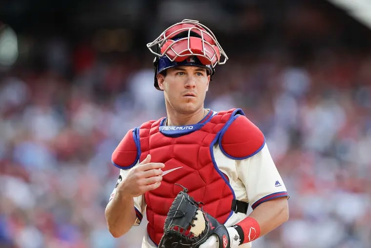 Phillies catcher J.T. Realmuto is in the midst of an ironman stretch behind the plate.