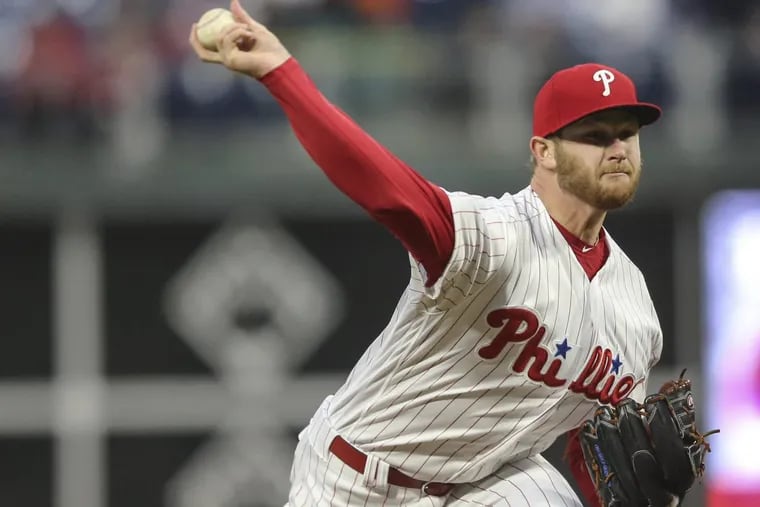 Ben Lively gave up nine hits and five runs in less than six innings, but was bailed out by Nick Williams’ game-winning homer.