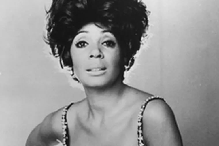 Singer/diva Shirley Bassey is making a record.
