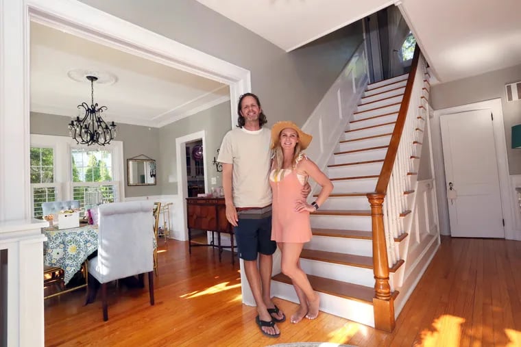 Bill and Ashley Haggerty bought a Lexington model of a Sears "kit" home in Absecon, N.J., in 2008. It was built in 1928 of pre-cut, pre-fitted materials shipped to a nearby railroad station and assembled on site.