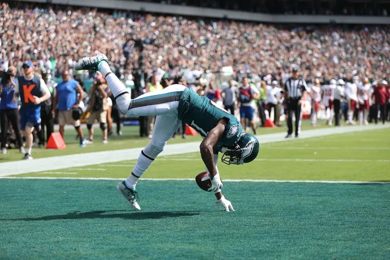 DeSean Jackson had two long touchdowns in last season's home opener for the Eagles.