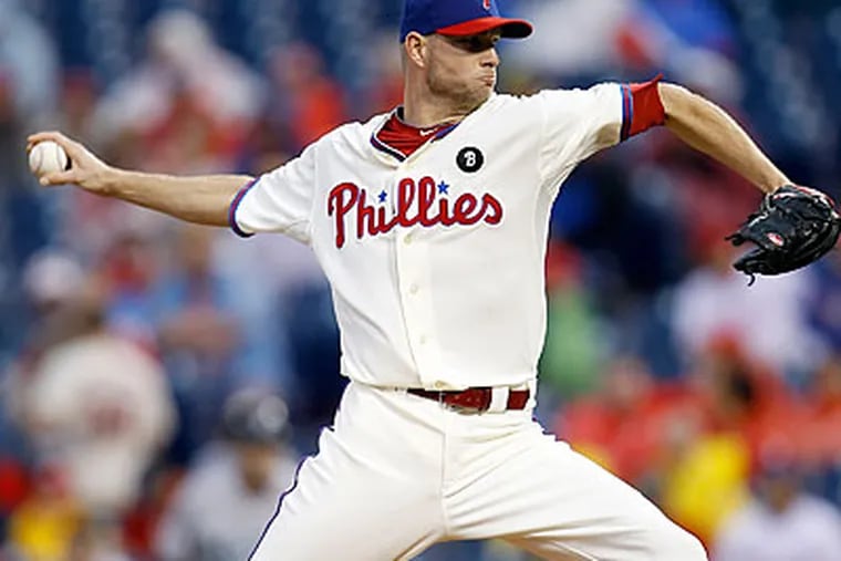 Ryan Madson (above), Jimmy Rollins and Roy Oswalt have been classified as Type A free agents. (Yong Kim/Staff file photo)