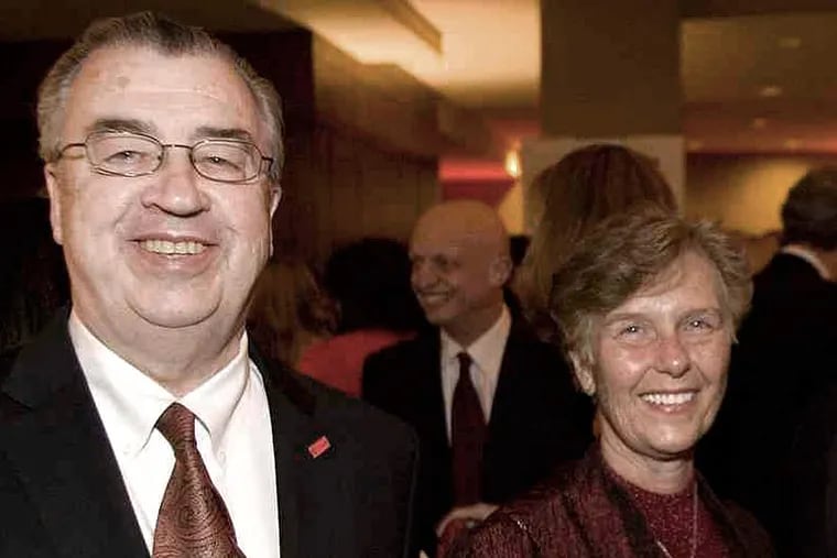John P. Sheridan and his wife, Joyce, were found dead inside their Somerset County, N.J., home in
2014. Their sons and others dispute a finding of murder-suicide.