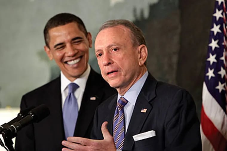After Sen. Arlen Specter’s vote for the Obama stimulus package, polls showed a primary defeat was likely.