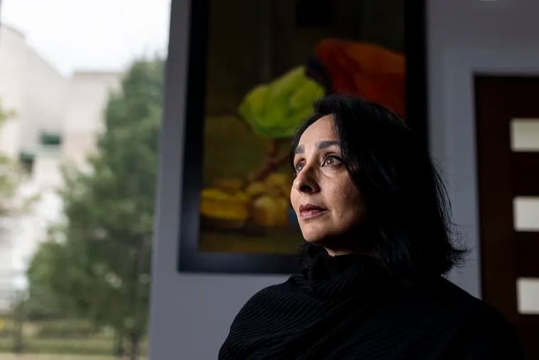 Suhag Shukla, executive director of the Hindu American Foundation, at her home. “There is a real opportunity for the University of Pennsylvania to be a leader,” Shukla said. “Reminding the United States about the core purpose of a liberal education. Which is to inspire the next generation to be inquisitive, to grapple with diverse viewpoints, and to deal with those differences that are respectful and discerning.”