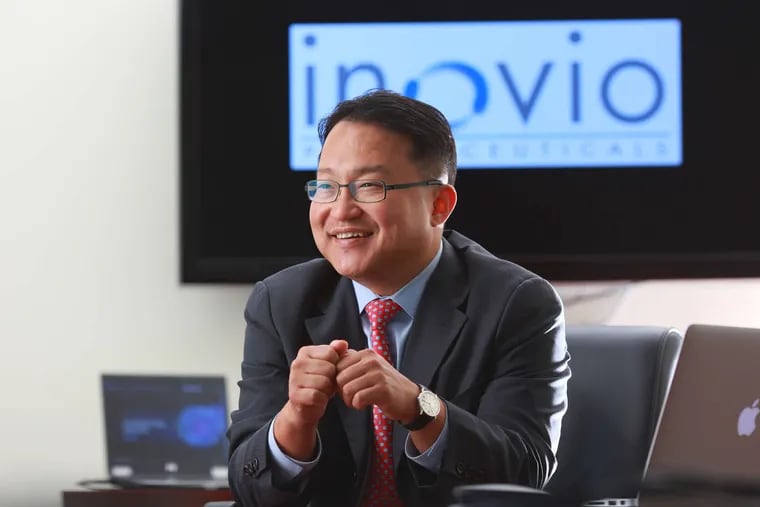 Joseph Kim, CEO of Inovio in Plymouth Meeting.