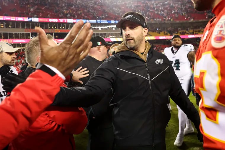 Eagles head coach Nick Sirianni led the Eagles to Monday night's win over the Kansas City Chiefs. The Birds are 9-1, but there is work to be done.