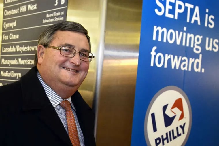 Joseph M. Casey led SEPTA as ridership and state funding went up. Lack of a new fare system has been a setback. (Tom Gralish/Staff Photographer)