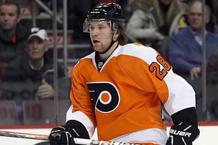 Flyers forward Claude Giroux was taken 25th overall in the NHL all-star draft. (Yong Kim/Staff file photo)