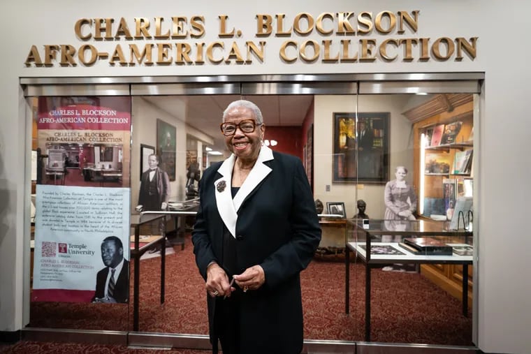 Delores Brisbon, the former chief operating officer of the Hospital of the University of Pennsylvania, shown here during an event at which she read from the second volume of her autobiography:  "A Privileged Life II:  Wisdom from My Journey ”,  at the Temple University Blockson Collection, in Philadelphia, Tuesday, March 19, 2024.
