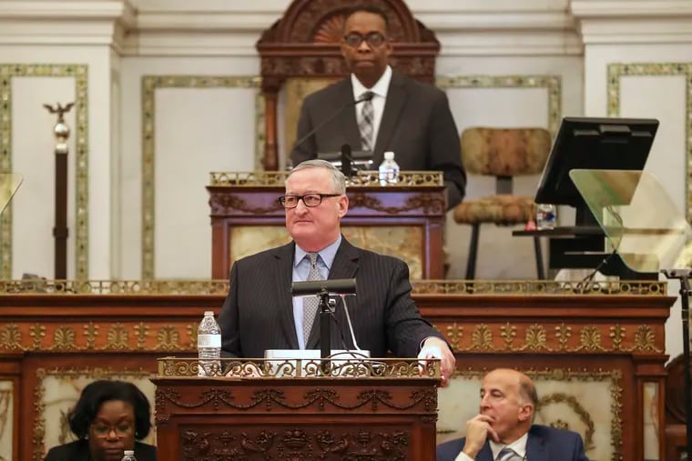 Philly Mayor Jim Kenney delivers his original 2020 budget proposal to City Council at Philadelphia City Hall on March 05, 2020. This week's Digital Rally will highlight the value of the city’s arts and culture in advance of budgeting decisions for the following fiscal year.