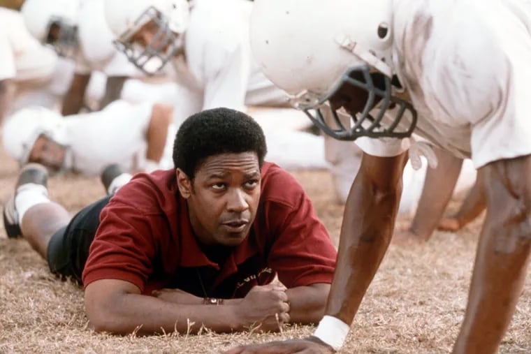 Denzel Washington as high school football coach Herman Boone in "Remember the Titans."