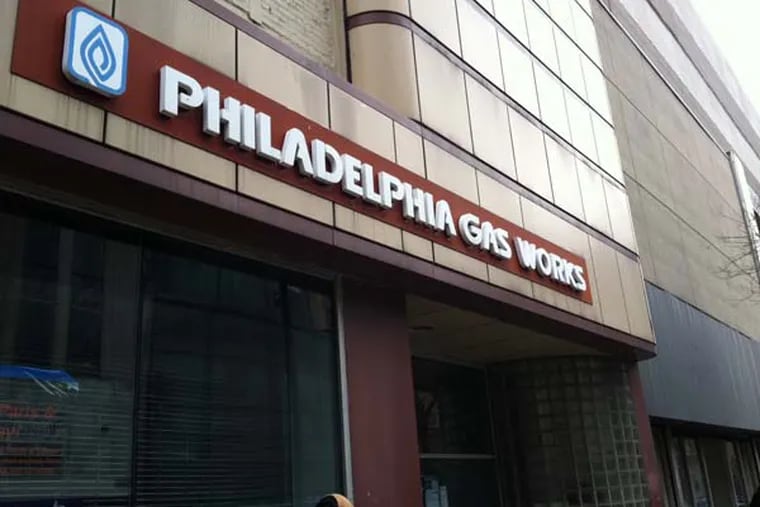 The Philadelphia Gas Works office in the 1100 block of Chestnut Street, Center City.