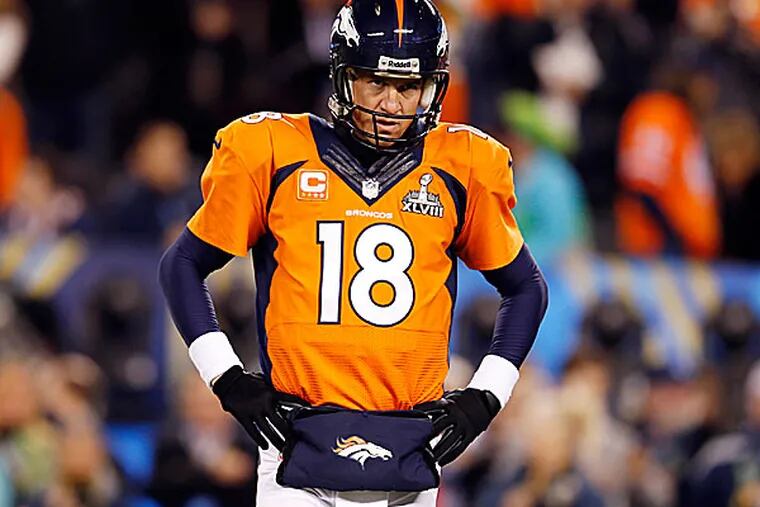 Broncos quarterback Peyton Manning. (Evan Vucci/AP)