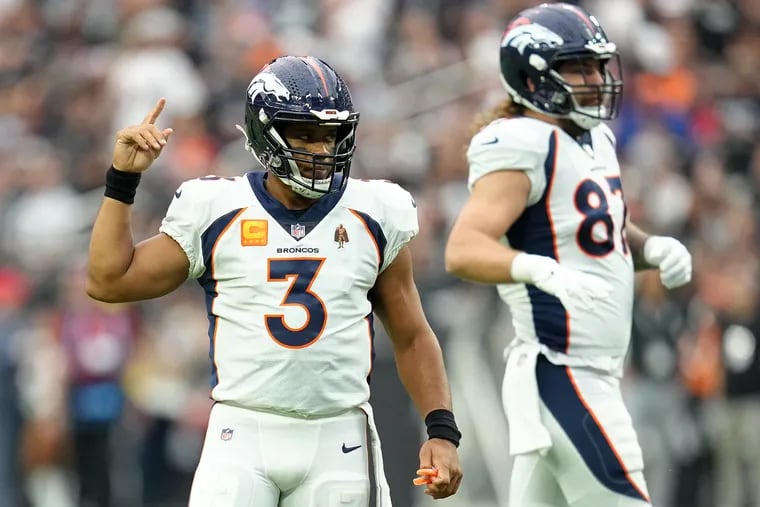 Denver Broncos QB Russell Wilson should connect on another deep shot Thursday night. (Photo by Jeff Bottari/Getty Images)