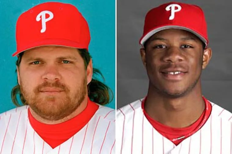 Is Anthony Hewitt comparable to John Kruk? (Staff and AP Photos)