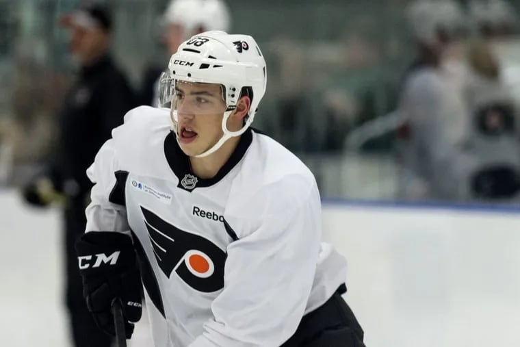 Flyers prospect Morgan Frost is off to a good start in the Ontario Hockey League this season.