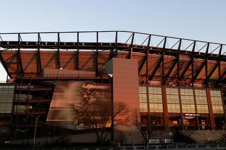 Lincoln Financial Field is shown before an NFL football game between the Philadelphia Eagles and the Cincinnati Bengals, Thursday, Dec. 13, 2012, in Philadelphia. (Matt Rourke/AP file)