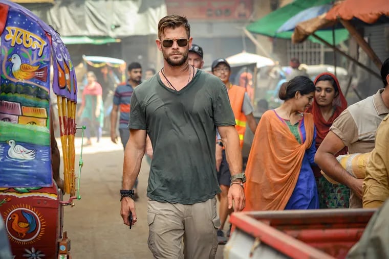 Chris Hemsworth in "Extraction," premiering April 24 on Netflix.