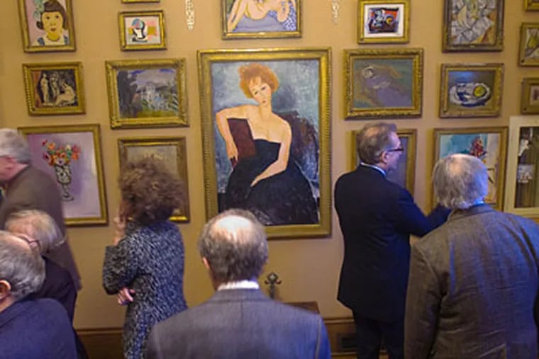Inside the Barnes Foundation in Merion. The foundation itself - as well as its collection - is a work of art, in fact, if not in law, a national historic site. The film does not offer this insight. (Clem Murray / Staff Photographer)