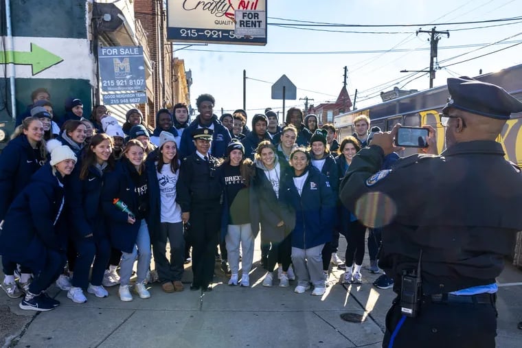 Drexel athletes participated in a cleanup on Martin Luther King Jr. Day that covered 17 blocks of West Philly streets.