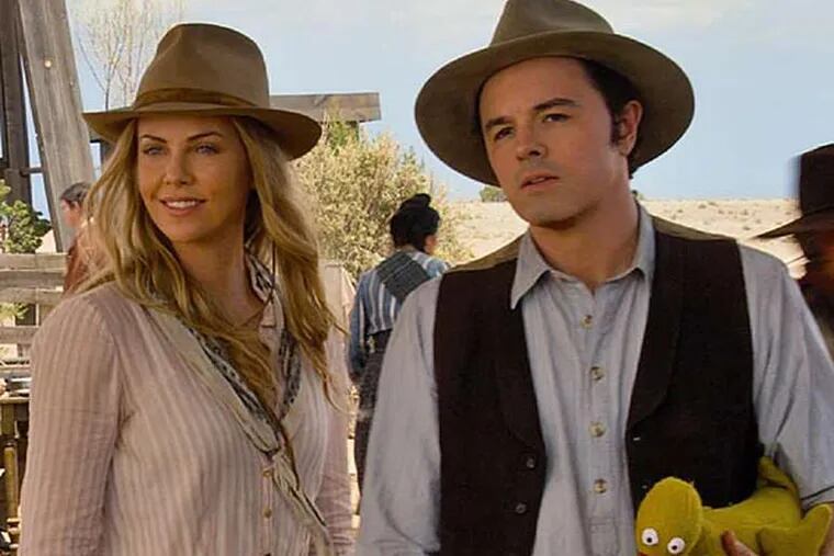 Charlize Theron and Seth MacFarlane in "A Million Ways to Die in the West". (Universal Pictures)