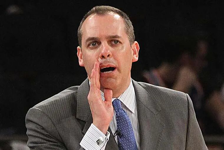 If this whole coaching thing doesn't work out, Frank Vogel probably has future in fight promotion. (Mary Altaffer/AP)