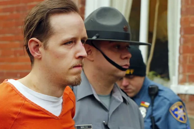 Eric Frein is after his arraignment in October 2014.