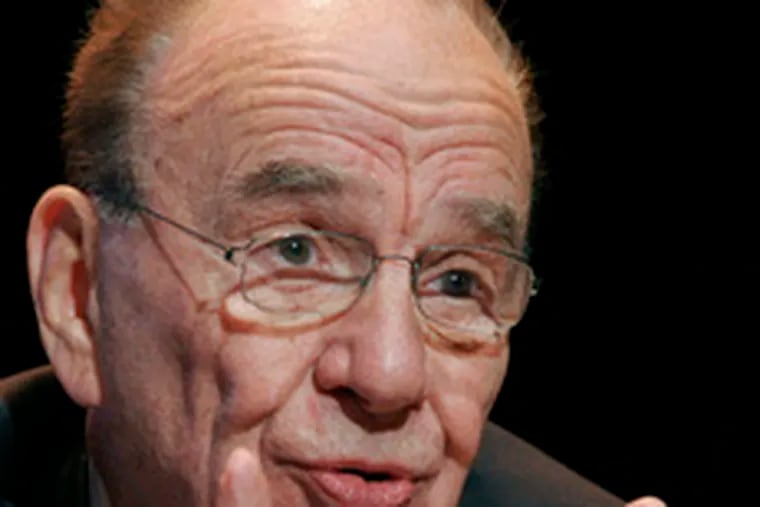Rupert Murdoch last year. His firm owns 170 newspapers and the Fox News cable network.