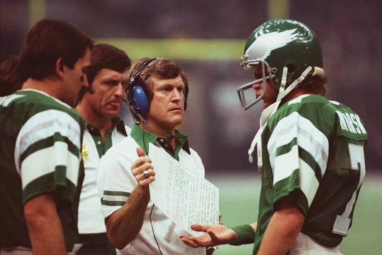 Dick Vermeil coached the Eagles from 1976-1982. He'll be inducted into the 2022 Pro Football Hall of Fame on Aug. 6 in Canton, Ohio.