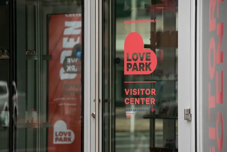 Philadelphia's new LOVE Park Visitor Center on May 5, 2021.