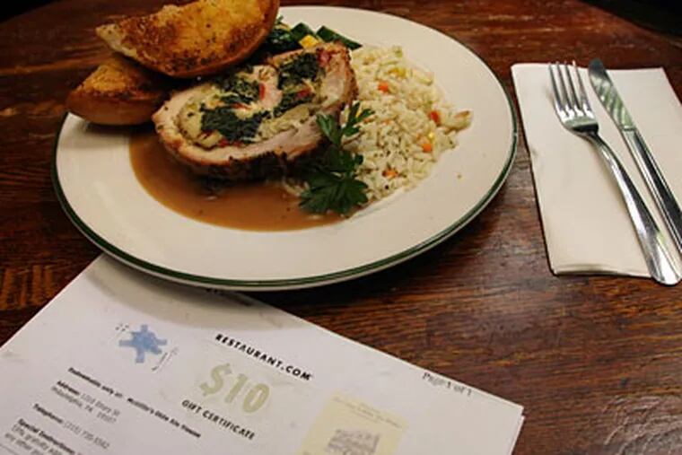 Try online restaurant coupons for great bargains